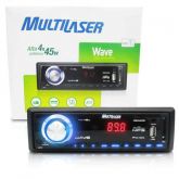 Mp3 Player Automotivo Usb Sd Wave Multilaser + Pendrive